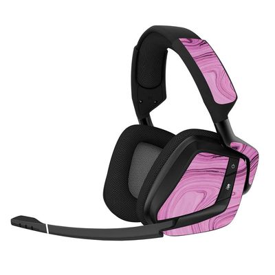MightySkins Skin Compatible with Corsair Void Pro Gaming Headset - Pink Thai Marble | Protective, Durable, and Unique Vinyl Decal wrap Cover | Easy to Apply, Remove | Made in The USA