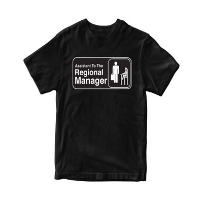 Haase Unlimited Assistant to The Regional Manager Kid's T-Shirt (24 Months, Black)