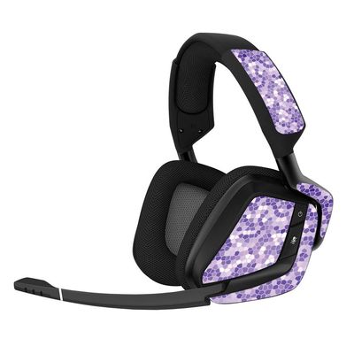 MightySkins Skin Compatible with Corsair Void Pro Gaming Headset - Stained Glass | Protective, Durable, and Unique Vinyl Decal wrap Cover | Easy to Apply, Remove, and Change Styles | Made in The USA
