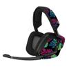 MightySkins Skin Compatible with Corsair Void Pro Gaming Headset - Neon Tropics | Protective, Durable, and Unique Vinyl Decal wrap Cover | Easy to Apply, Remove, and Change Styles | Made in The USA view 1