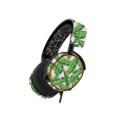 MightySkins Skin Compatible with SteelSeries Arctis 5 Gaming Headset - Jungle Glam | Protective, Durable, and Unique Vinyl wrap Cover | Easy to Apply, Remove, and Change Styles | Made in The USA