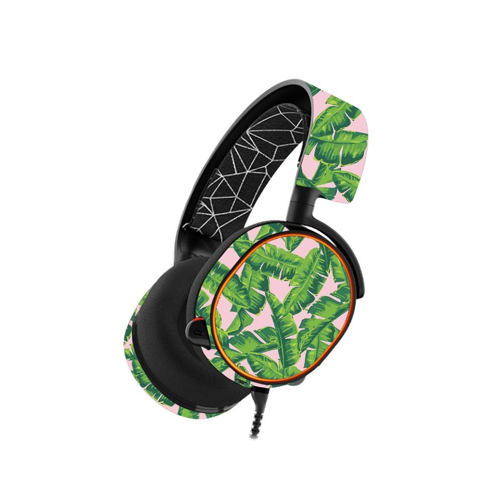 MightySkins Skin Compatible with SteelSeries Arctis 5 Gaming Headset - Jungle Glam | Protective, Durable, and Unique Vinyl wrap Cover | Easy to Apply, Remove, and Change Styles | Made in The USA