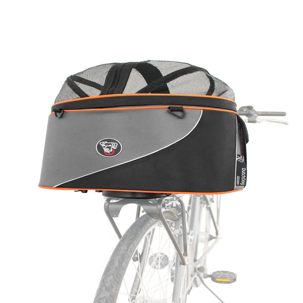 DoggyRide Cocoon XL Bicycle Basket with Rack Adapter for existing Front or Rear Rack