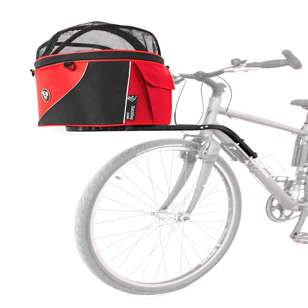 DoggyRide Cocoon XL Bicycle Basket on Britch Rack for Front or Rear Connection