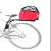 DoggyRide Cocoon XL Bicycle Basket on Britch Rack for Front or Rear Connection view 2
