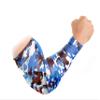 Bucwild Sports Padded Elbow Arm Sleeves for Basketball Football Volleyball Youth & Adult Size Pads (1 Pair) (Blue Camo, Youth Large) view 3
