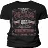 60th Birthday Gift Shirt for Men - Vintage 1966 Aged to Perfection - Black-003-Lg view 1