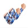 Bucwild Sports Padded Elbow Arm Sleeves for Basketball Football Volleyball Youth & Adult Size Pads (1 Pair) (Blue Camo, Adult Large) view 1