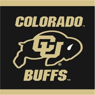 4 Inch Colorado Buffs Logo Decal CU University Buffaloes CO Removable Wall Sticker Art NCAA Home Room Decor 3 1/2 by 4 1/2 Inches
