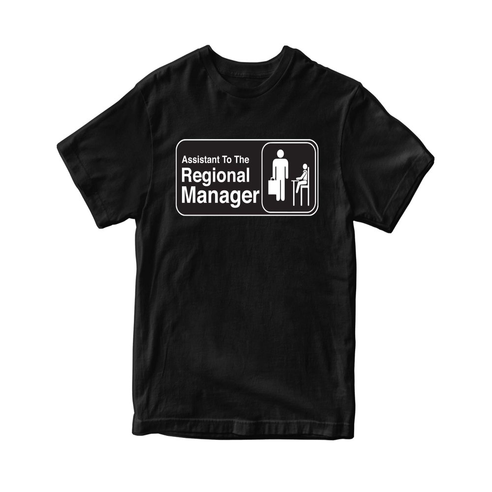 Haase Unlimited Assistant to The Regional Manager Kid's T-Shirt (3T, Black)