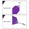 DS. DISTINCTIVE STYLE Dance Ribbons with Wands 4 Yards Long Rhythmic Gymnastics Ribbon Dance Streamer for Kids Baton Twirling (Purple) view 3