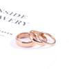 TRUMIUM 4mm Tungsten Wedding Ring Bands for Men Women Rose Gold Plated Dome Plain High Polish Size 10.5 view 4