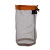 Yundxi Set of 2 Stuff Sacks Lightweight Mesh Drawstring Storage Bag Organizer Holder for Camping Hiking Travel (M Orange + L Green) view 2