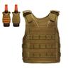 UpAuto Mini Beer Vest Bottle Beverage Cooler Holder MOLLE Vest for 12oz or 16oz Cool Bottle Decoration (Khaki) view 1