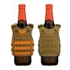 UpAuto Mini Beer Vest Bottle Beverage Cooler Holder MOLLE Vest for 12oz or 16oz Cool Bottle Decoration (Khaki) view 4