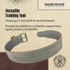 Dominion Strength Training Gray Suede 3-inch Weightlifting Belt - Premium Powerlifting Support with Enhanced Grip Technology (XL, 40-50" Waist size not pants size) view 3