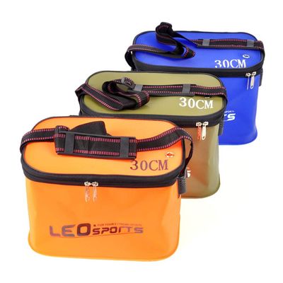 Homebeast Fishing Bucket EVA Fishing Water Bucket Collapsible Live Fish Box Water Container Traveling Hiking Fishing Boating Water Bucket