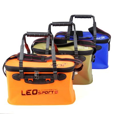 Homebeast Fishing Bucket EVA Fishing Water Bucket Collapsible Live Fish Box Water Container Traveling Hiking Fishing Boating Water Bucket