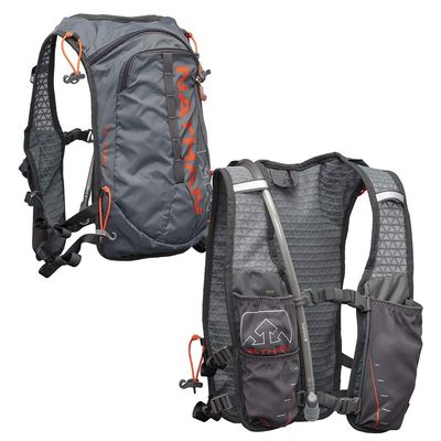 Nathan TrailMix 7L Running Vest for Men & Women, Hydration Vest w/ 2L Bladder Hydration Pack, Water Backpack for Hiking, Running, Walking, Marathon, Race - Charcoal Grey