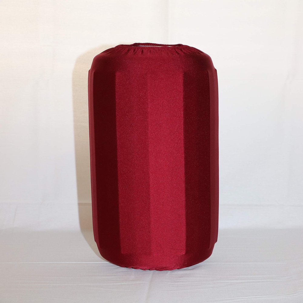 Bumper Buddies Boat Fender Cover (2 per pkg) Fits Taylor Made Big B#3 (10" x 26") Center Rope Tube Marine Fender by Kansas Creations (Burgundy)