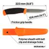 Morakniv Companion Heavy Duty Knife with Stainless Steel Blade, 4.1-inch, Orange view 3