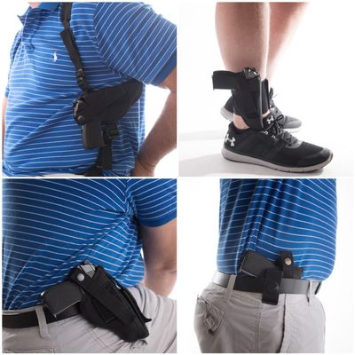 Big Horn Holsters Gun Holster Buy 1 GET 3 Free Ankle Shoulder Concealed Hip FITS M & P 9 M2.0 5" Barrel 9MM # 3