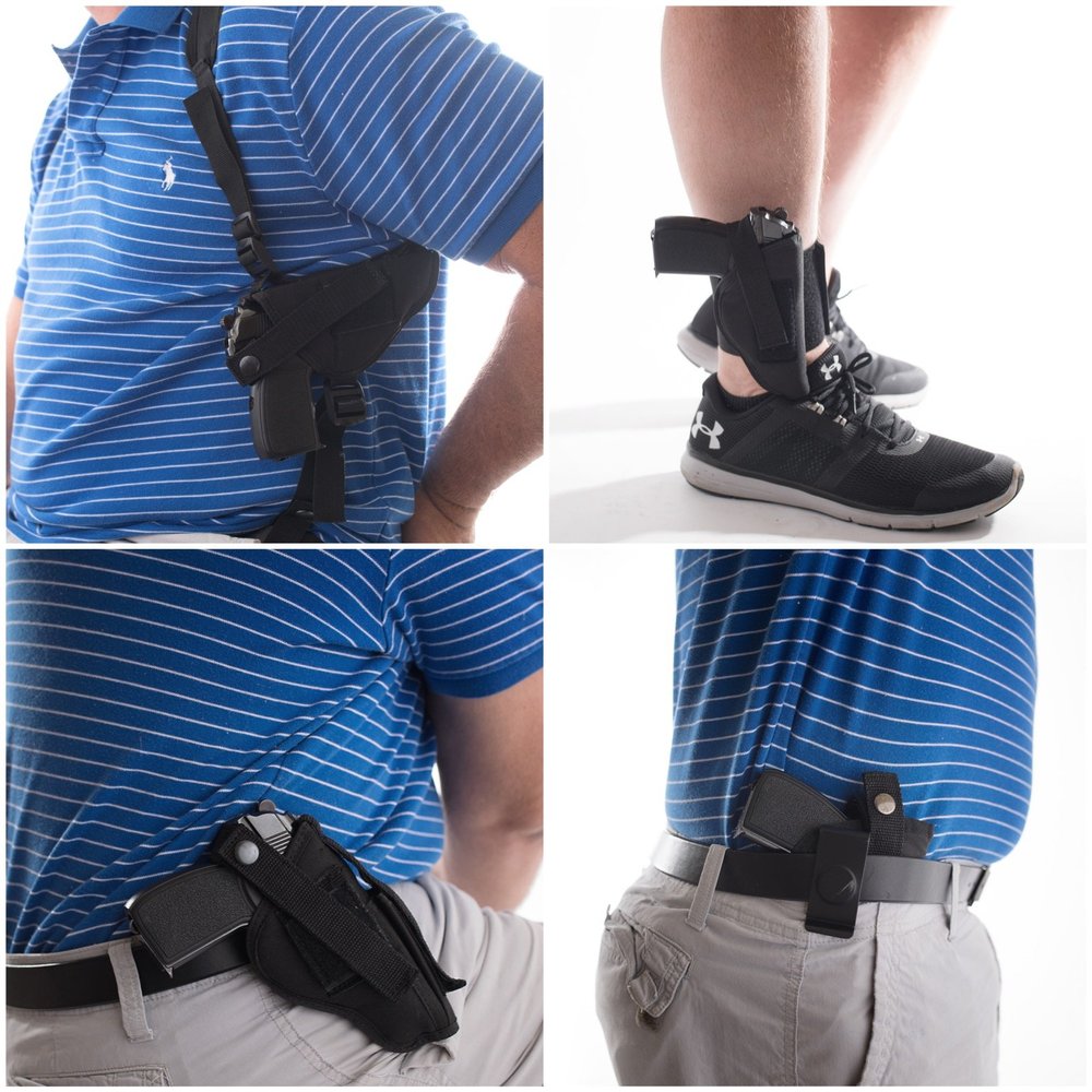 Big Horn Holsters Gun Holster Buy 1 GET 3 Free Ankle Shoulder Concealed Hip FITS M & P 9 M2.0 5" Barrel 9MM # 3
