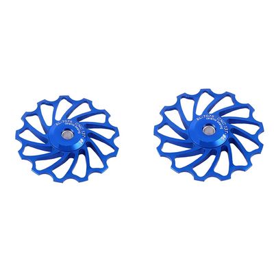 derailleur Pulley,high-Performance Lightweight Ceramic Aluminum Adjustable,11T 13T Multi-Speed Pulley,for Road Cyclists Mountain Bikers Professionals Daily Maintenance