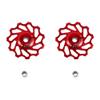 Derailleur Pulley 11T 13T Ceramic Aluminum Wheel Rear Adjust 7/8/9/10 Speed 3Colors(11T Red) view 1