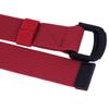 Sportmusies Elastic Belts for Men, Military Style Stretch Webbing Tactical Duty Belt (Red,D-Ring Buckle) view 3