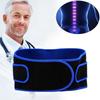 Alomejor Waist Belt Adjustable Breathable Trimmer Belt Waist Trainer Exercise Lumbar Support Back Brace Lumbar Belt(Black+Blue) view 3
