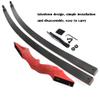 60" Takedown Recurve Bow and Arrow Set Adult Right Hand Wood Bow American Longbow 30-60Lbs Draw Weight (30 lbs, only Bow) view 3