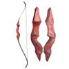 60" Takedown Recurve Bow and Arrow Set Adult Right Hand Wood Bow American Longbow 30-60Lbs Draw Weight (50 lbs, only Bow) view 1