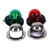 1 Pair LED Bow Boat Navigation Lights Red and Green, 12V Marine Boat Yacht Light Led Kit, Stainless Steel Pontoons Sailing Lights for Boats view 4