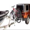 Lippert BikeWing Double Bike Rack Carrier for Trailers and Towing Vehicles, 2 Bikes, Adjustable Wheel Cradles, Sway Control Technology, Fits Most Adult, Kids Bicycle Frames, 80 lbs. Capacity - 731137 view 3