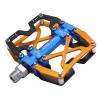 MZYRH Mountain Bike Pedals, Ultra Strong Colorful CNC Machined 9/16" Cycling Sealed 3 Bearing Pedals(Black Blue Glod 3 Bearings) view 1