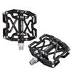 MZYRH Mountain Bike Pedals, Ultra Strong Colorful CNC Machined 9/16" Cycling Sealed 3 Bearing Pedals(Black 3 Bearings) view 2