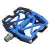 MZYRH Mountain Bike Pedals, Ultra Strong Colorful CNC Machined 9/16" Cycling Sealed 3 Bearing Pedals(Black Blue 3 Bearings) view 1