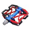 MZYRH Mountain Bike Pedals, Ultra Strong Colorful CNC Machined 9/16" Cycling Sealed 3 Bearing Pedals(Red Blue Black 3 Bearings) view 1