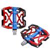 MZYRH Mountain Bike Pedals, Ultra Strong Colorful CNC Machined 9/16" Cycling Sealed 3 Bearing Pedals(Red Blue Black 3 Bearings) view 2
