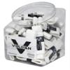 Vulcan 50-Count Tennis Over Grip Jar/All White view 1