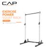 CAP Barbell Power Rack with Pull Up Bar & Attachments - Squat Rack & Strength Training Power Cage for Home Gym - White view 2