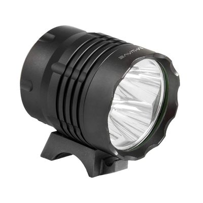 M-Wave Apollo Ultra Bright 1200 Lumen Rechargeable Head Light with Black Alloy Casing and Helmet Mount