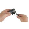 M-Wave Apollo Ultra Bright 1200 Lumen Rechargeable Head Light with Black Alloy Casing and Helmet Mount view 2
