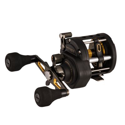 Penn 1481303 Fathom Ii Level Wind Saltwater Casting Reel, 15, 5.1 Gear Ratio, 30" Retrieve Rate, 5 Bearings, Right Hand, Black Gold