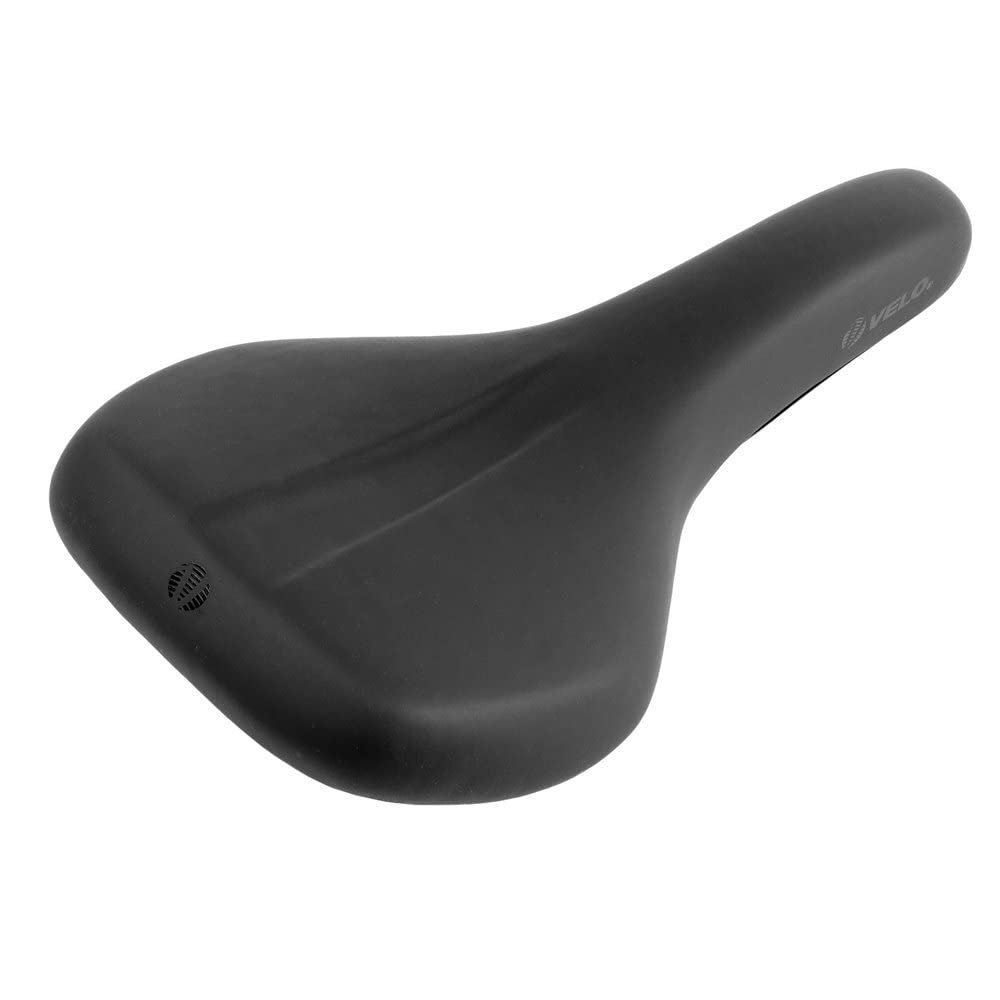VELO Unisex Adult Tour Basic Saddle for Bicycle - Black, Large