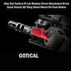 Alloy Red Tactical Modular Direct Attachment Quick Detach QD Sling Swivel Mount Kit-Push Button view 3