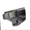 Heat Pack by Holster Hopper IWB(Inside of Waistband), Full Grain Leather, Conceal Carry, Open Muzzle, Metal Clip,Black, Right Hand, Fit Glock 17 view 1