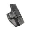 Heat Pack by Holster Hopper IWB(Inside of Waistband), Full Grain Leather, Conceal Carry, Open Muzzle, Metal Clip,Black, Right Hand, Fit Glock 17 view 2