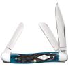 CASE XX WR Pocket Knife 63634 Medium Stockman Peach Seed Jig Ocean Blue Bone One Size view 1